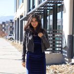 To Thine Own Style Be True | Blue Velvet Dress