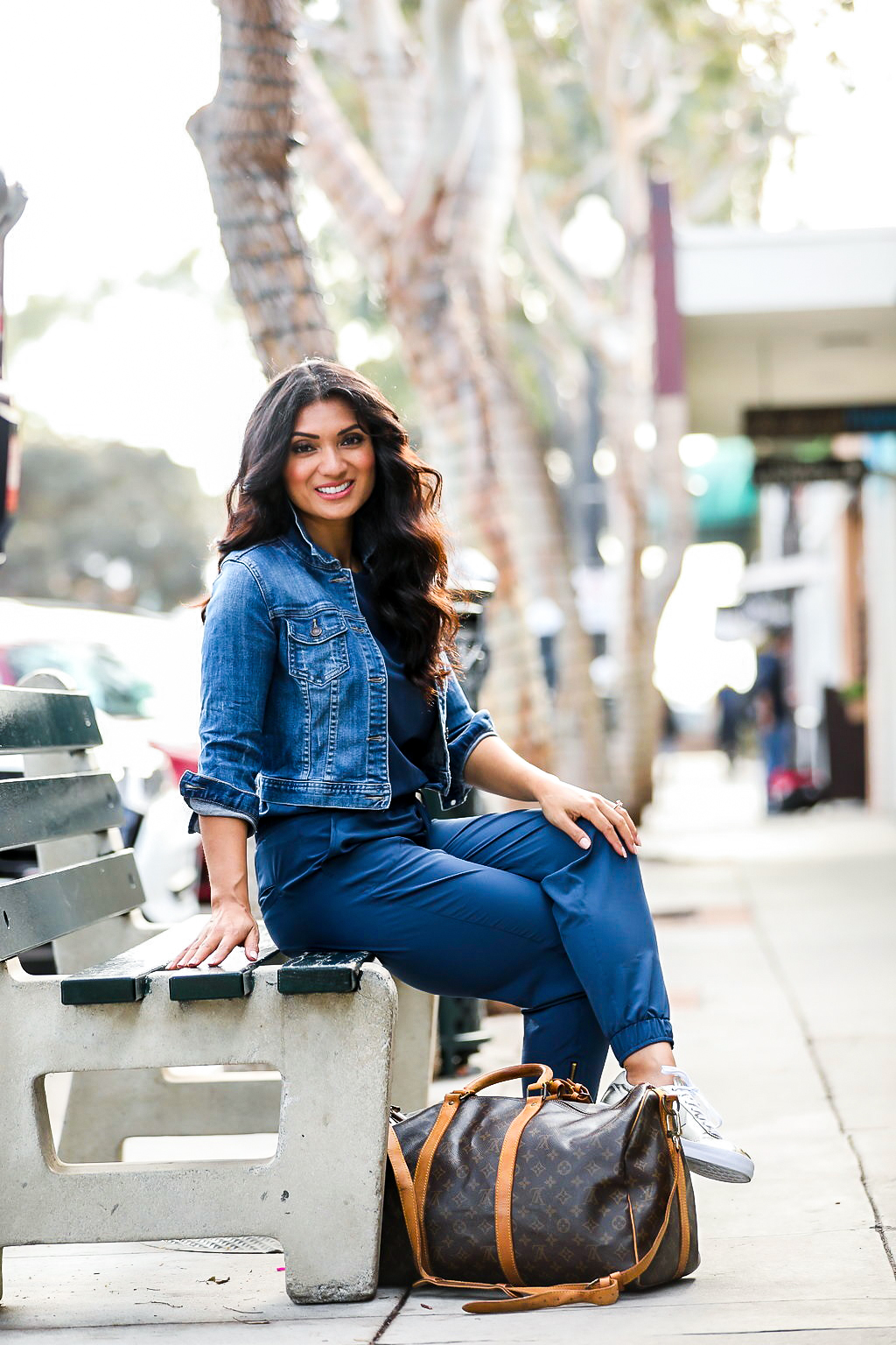 Effortless Style with Albion Fit | Navy Jumpsuit | To Thine Own Style Be True | Petite Fashion Blog