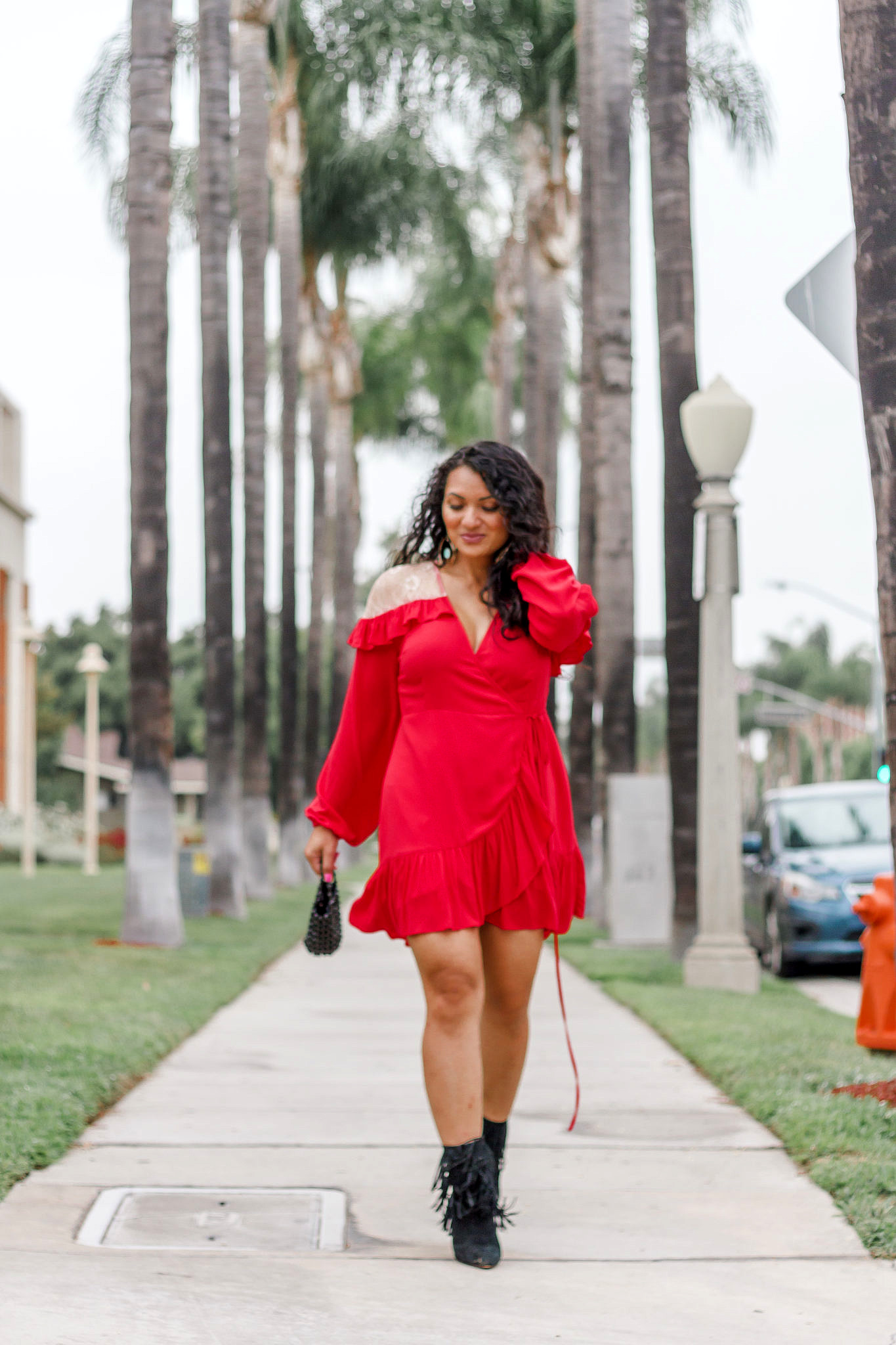 Little Red Dress | Debbie Savage Orange County Fashion Blogger at To Thine Own Style Be True