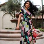 Shein Floral Wrap Maxi Dress